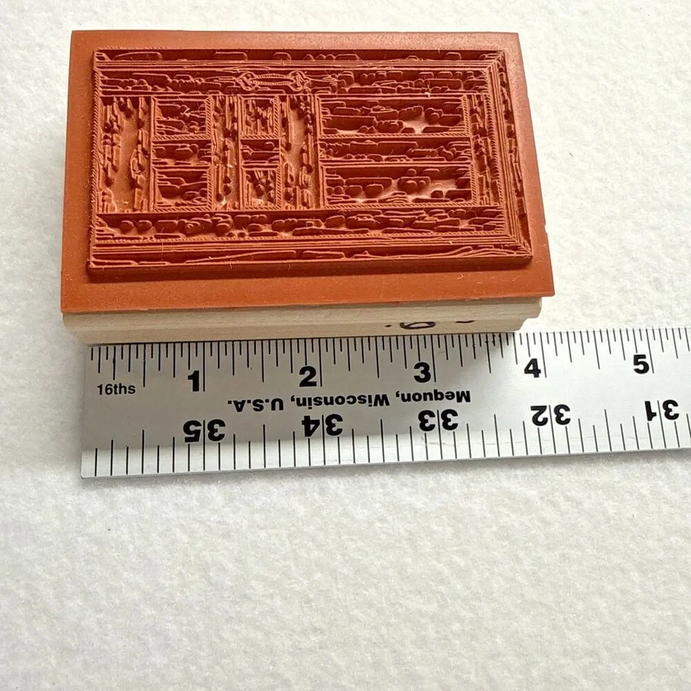 Stampin' Up! Home and Heart 15 Wood Mount Rubber Stamps Retired Country Folk Art